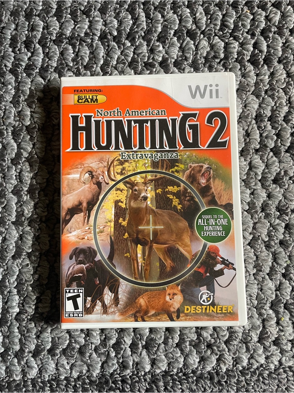 White AR Hunting Rifle VR Accessory Shell for Wii - Picture 3 of 5